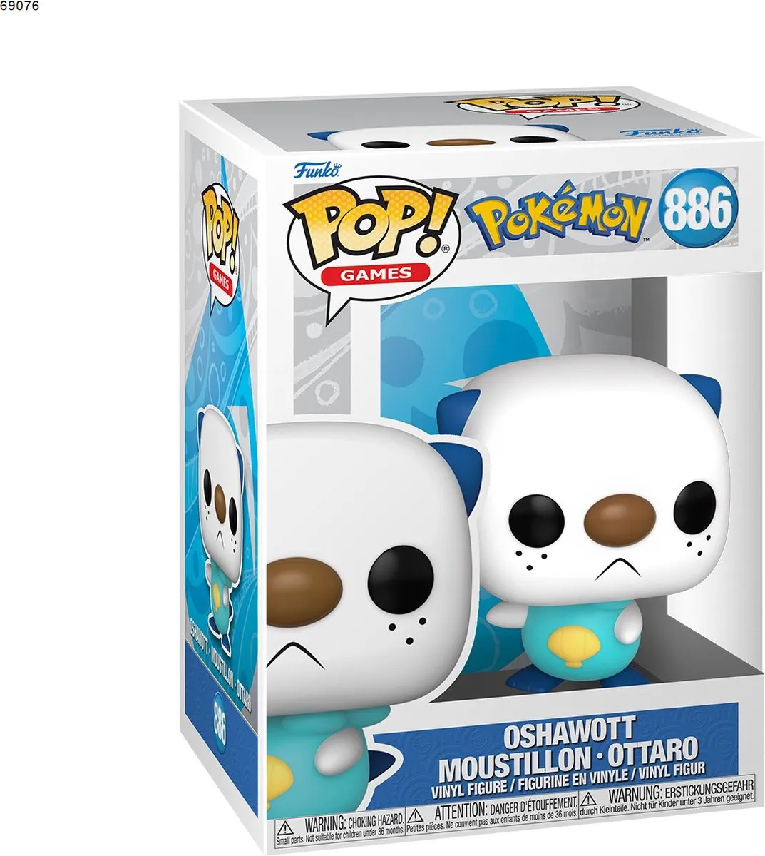 Funko Pop Games Pokémon Oshawott #886 - Multi