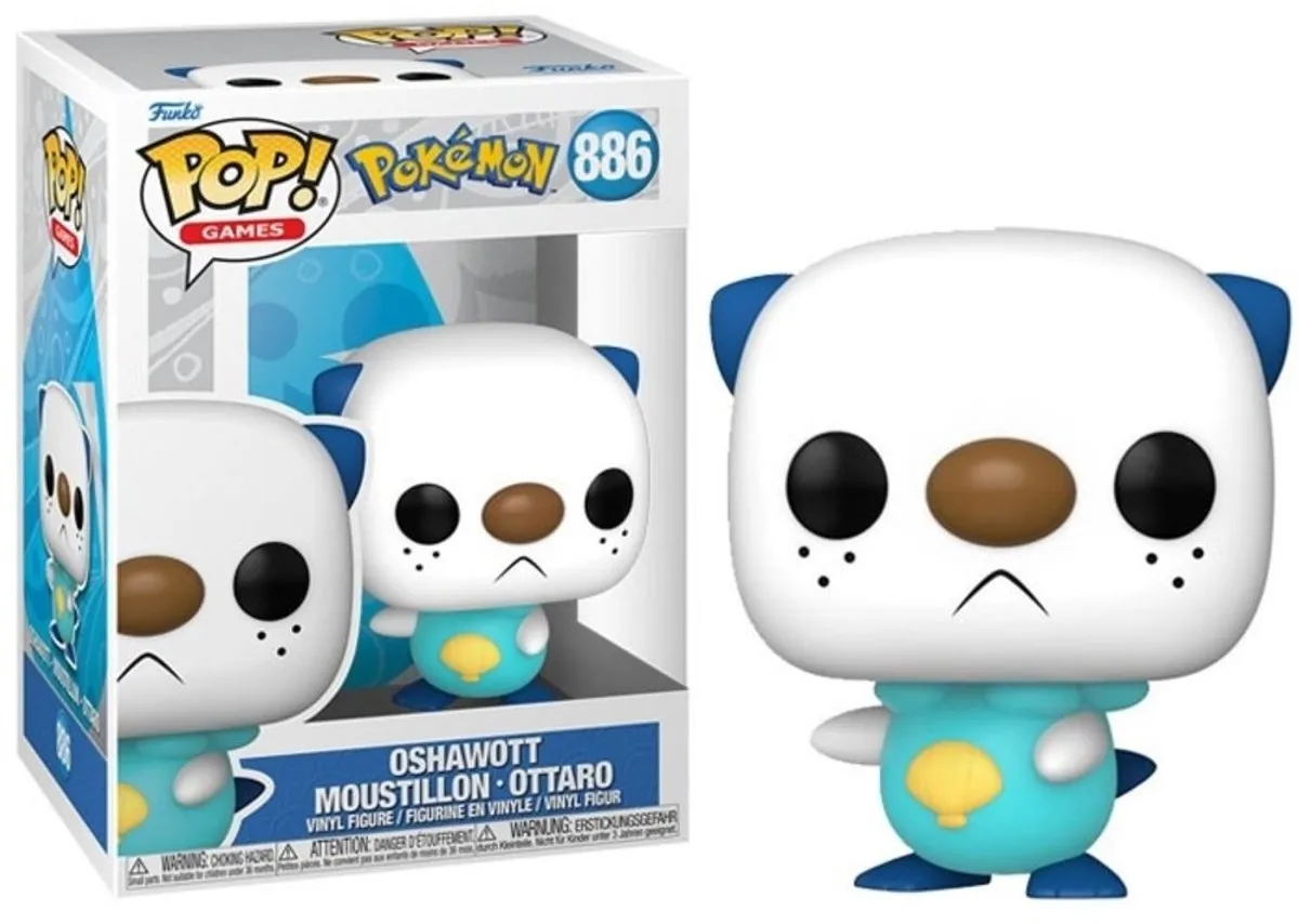 Funko Pop Games Pokémon Oshawott #886 - Multi