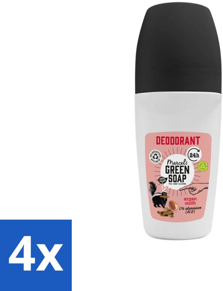 Marcel's Green Soap Deodorant Roller Argan & Oudh 50ml