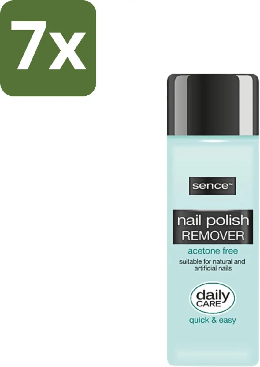 Sence Nagellakremover Acetonvrij 200ml - 7 Stuks