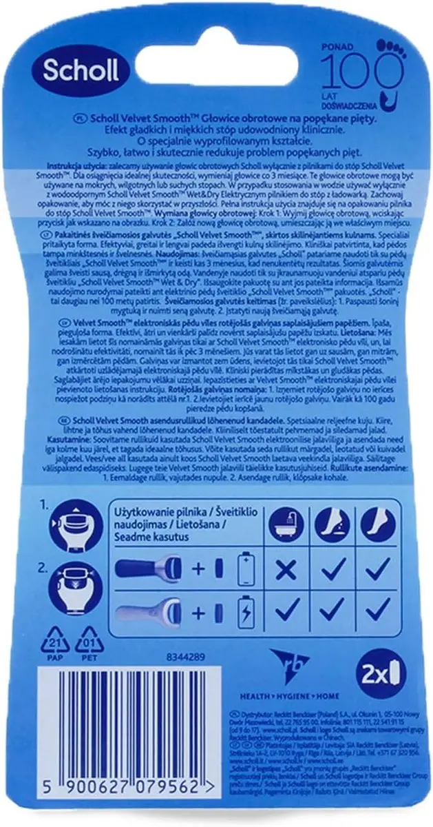 Scholl Velvet Smooth Eeltverwijderaar - Violet 5