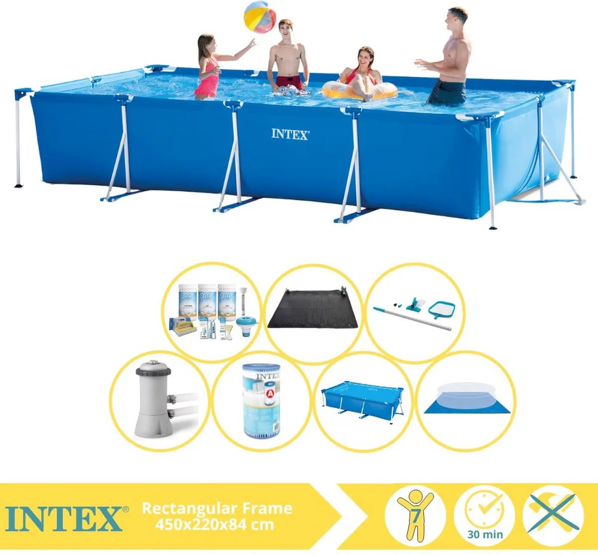Intex 28273NP Opzetzwembad 450x220x84cm