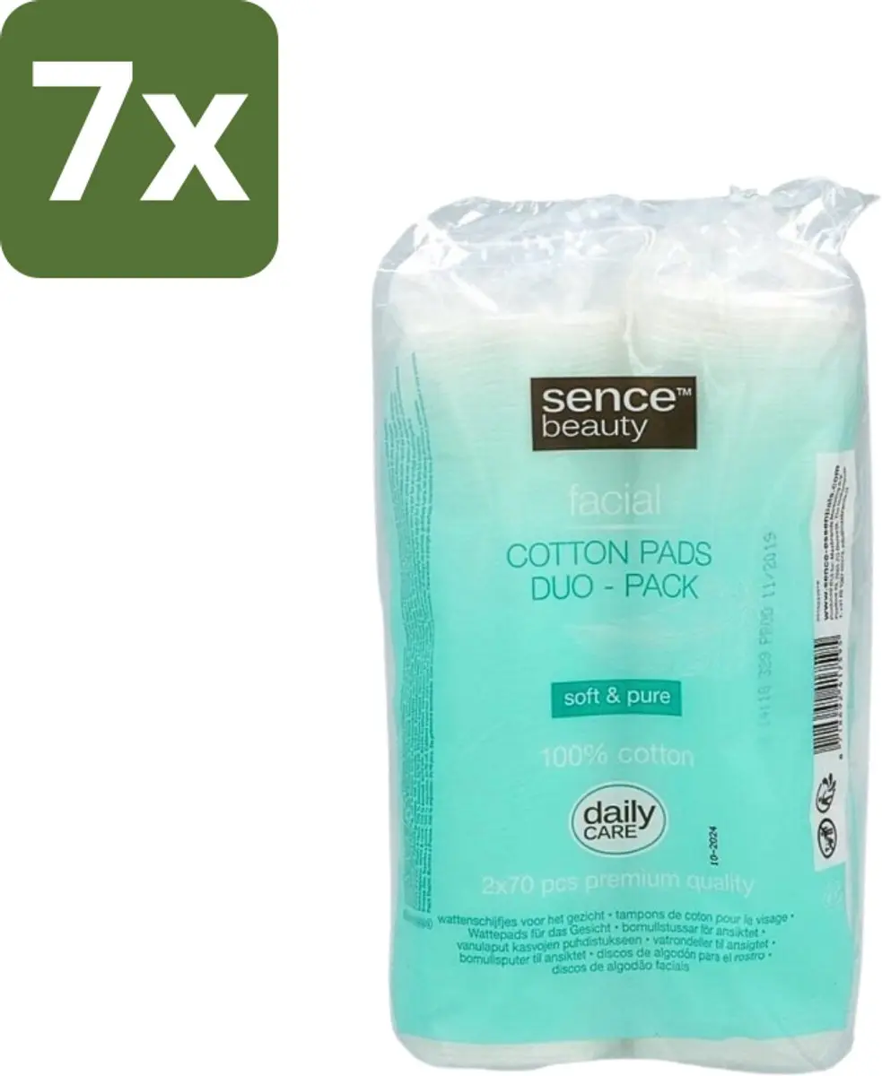 Sence Wattenschijfjes 7 Stuks - 2x70 Stuks