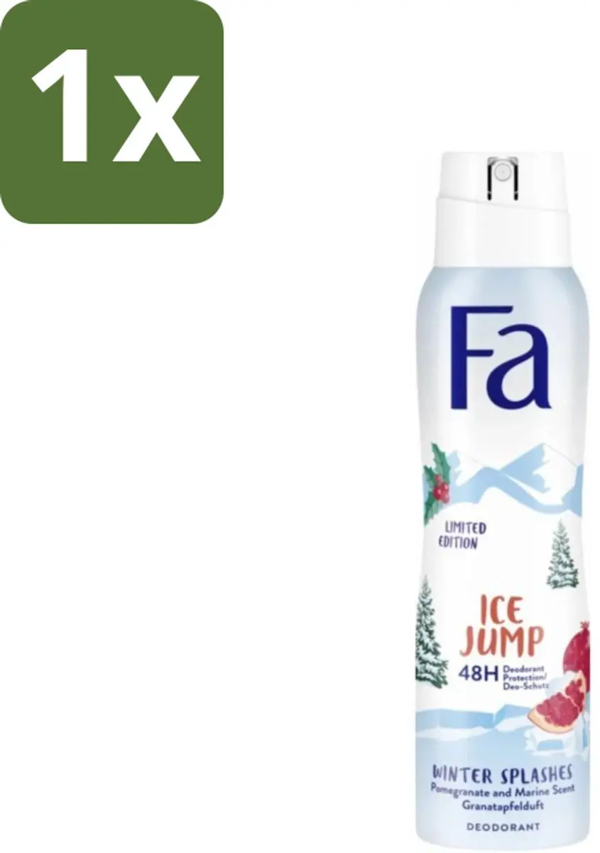 Fa Deodorant Spray Winter Splashes Ice Jump 150ml