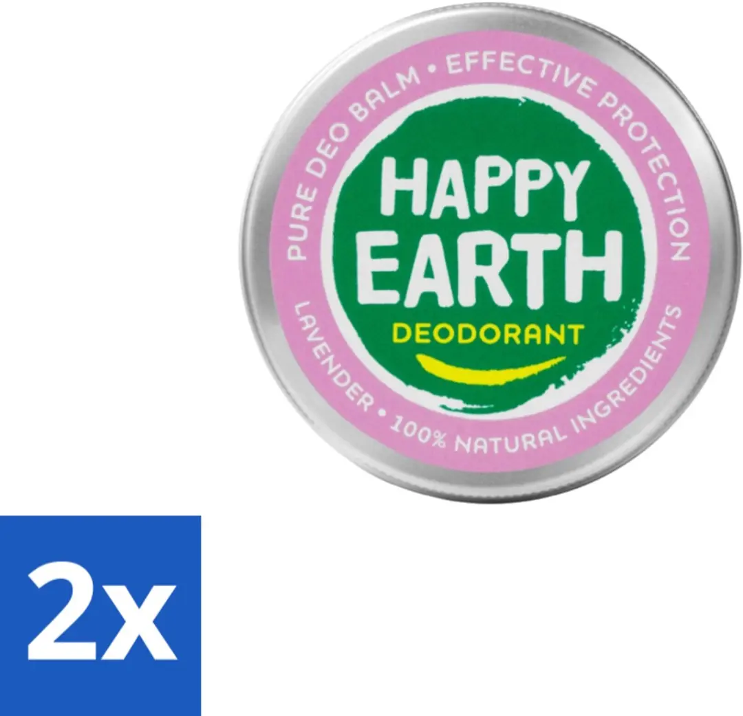 Happy Earth Deodorant Balm Lavender 45g