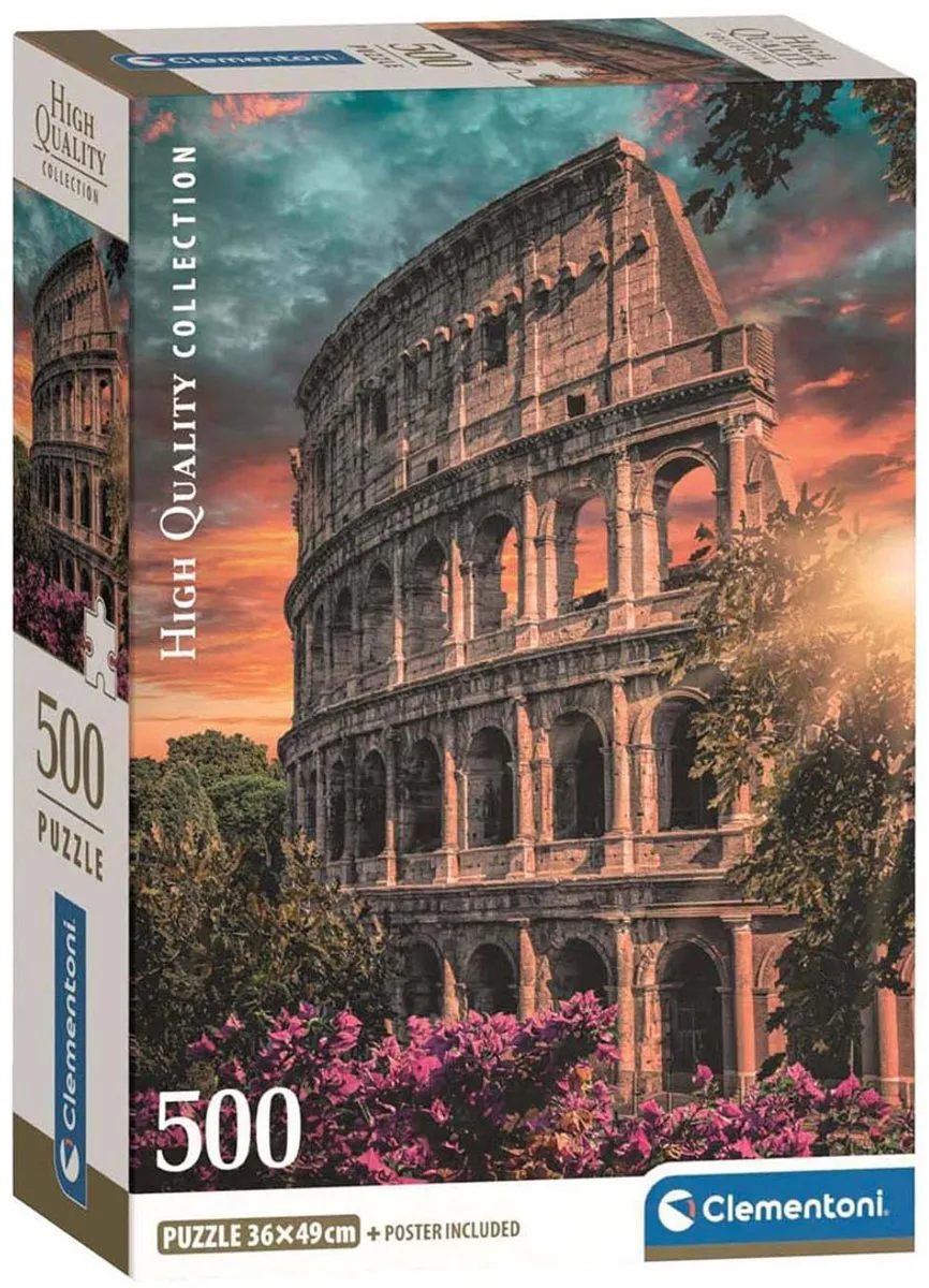 Clementoni Flavian Amphitheater Puzzel 500 Stuks - Multikleur