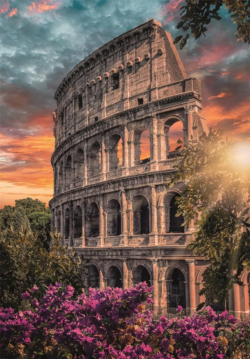 Clementoni Flavian Amphitheater Puzzel 500 Stuks - Multikleur