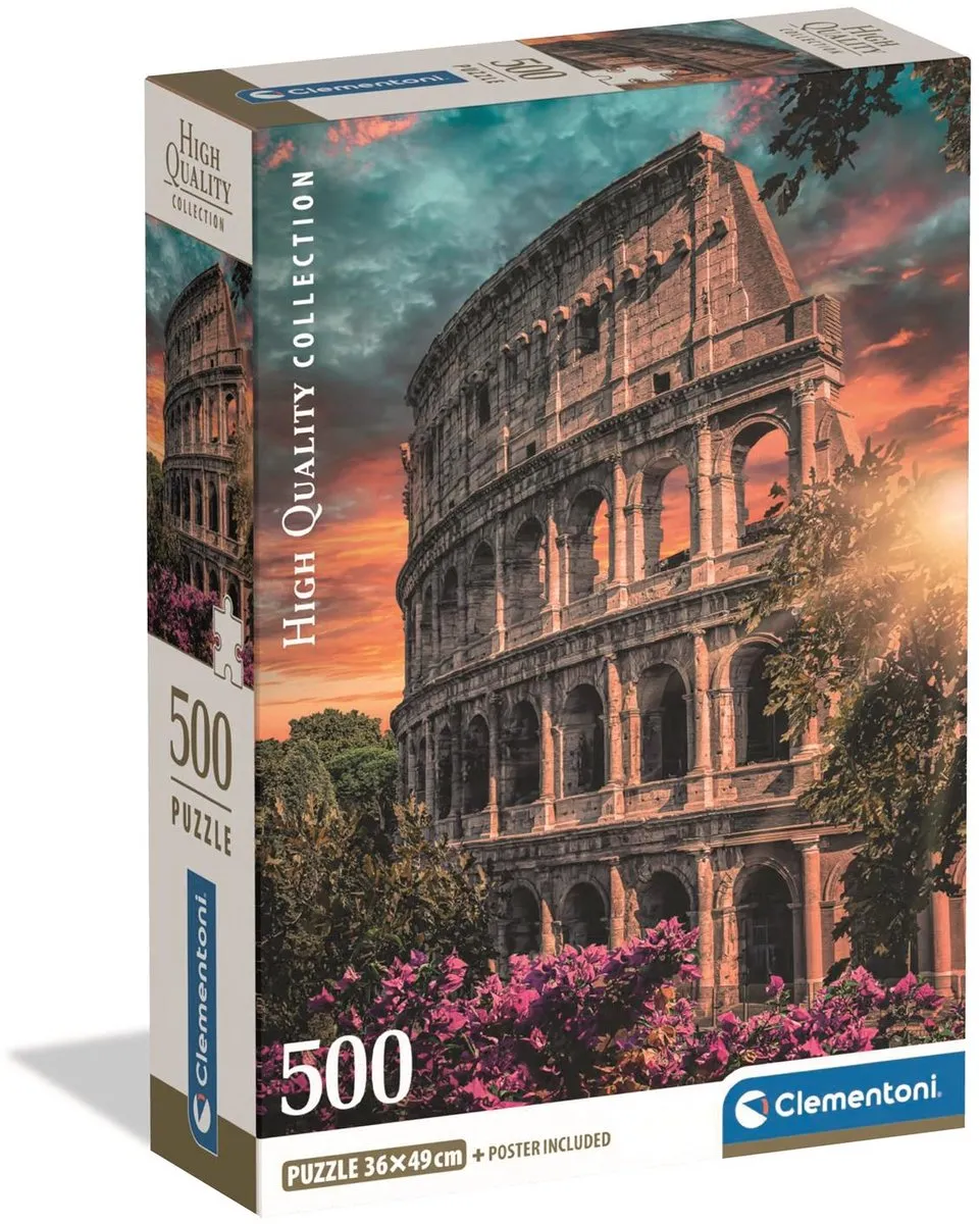 Clementoni Flavian Amphitheater Puzzel 500 Stuks - Multikleur
