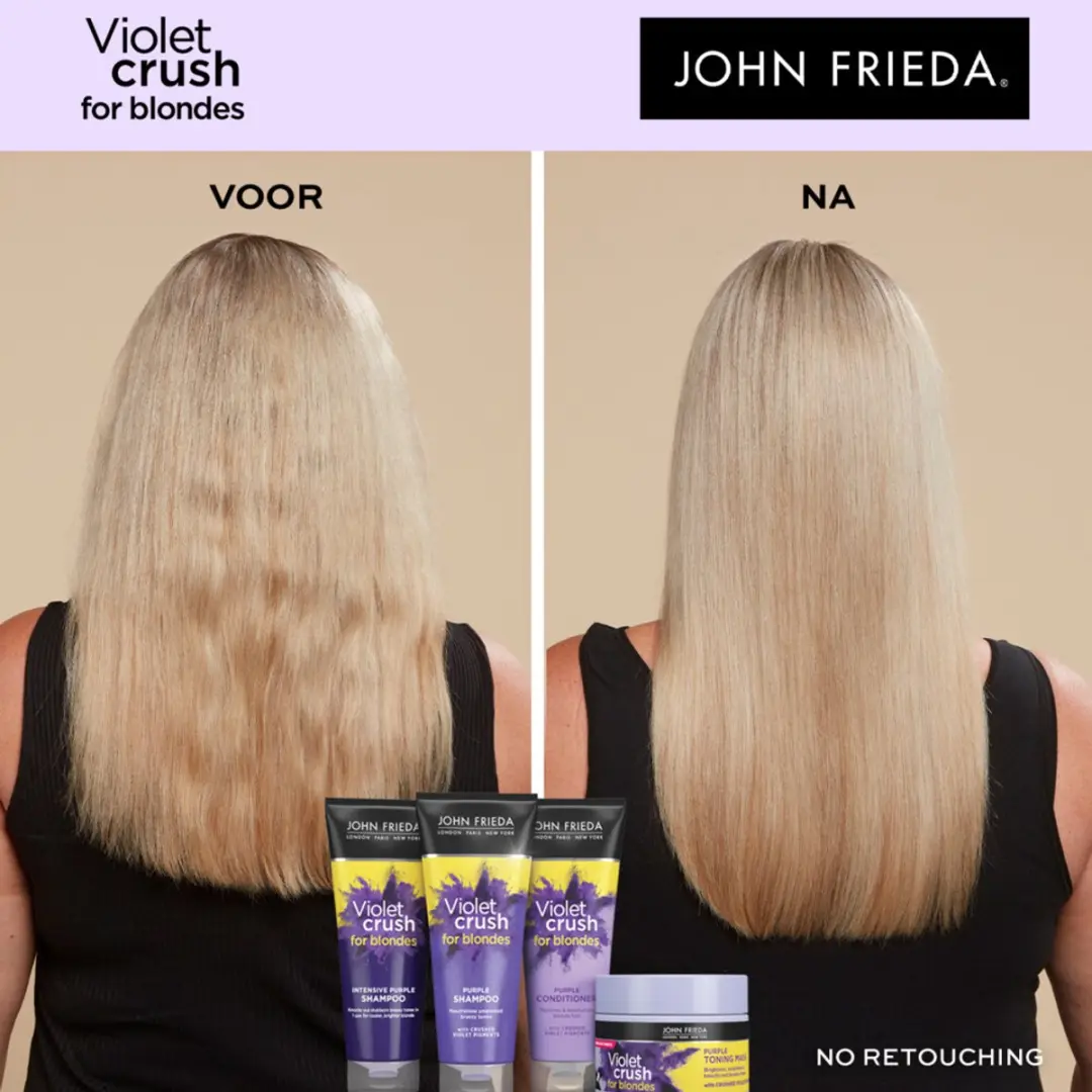 John Frieda Sheer Blonde Violet Crush Shampoo 250ml - 4 Stuks