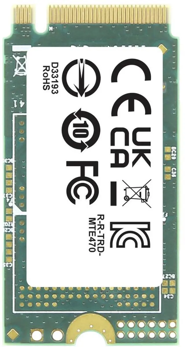 Transcend MTE470A M.2 SSD 2242 - 256GB - PCIe NVMe 3.0 x4