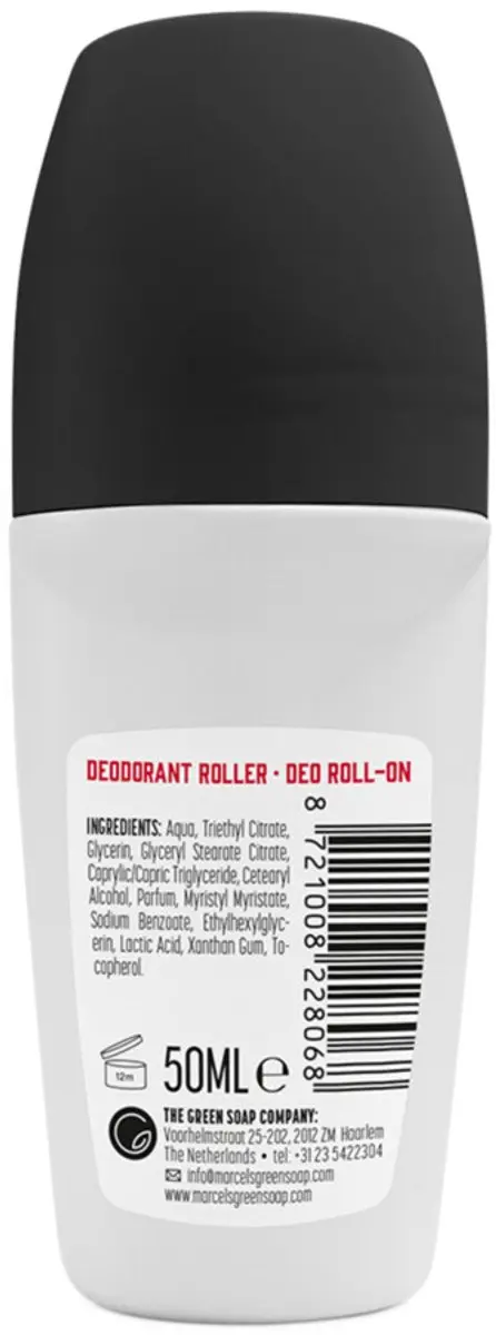 Marcel's Green Soap Deodorant Roller Argan & Oudh 50ml - 6 Stuks