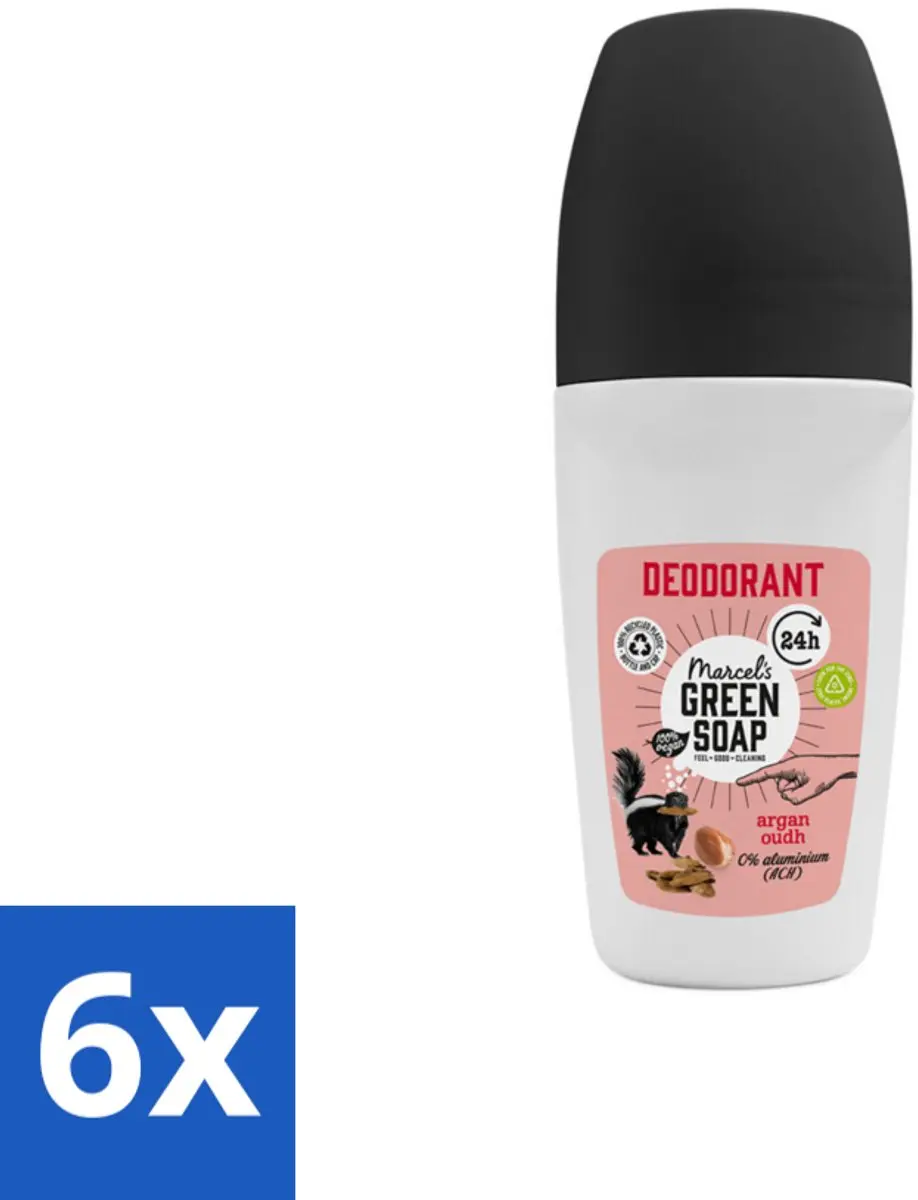 Marcel's Green Soap Deodorant Roller Argan & Oudh 50ml