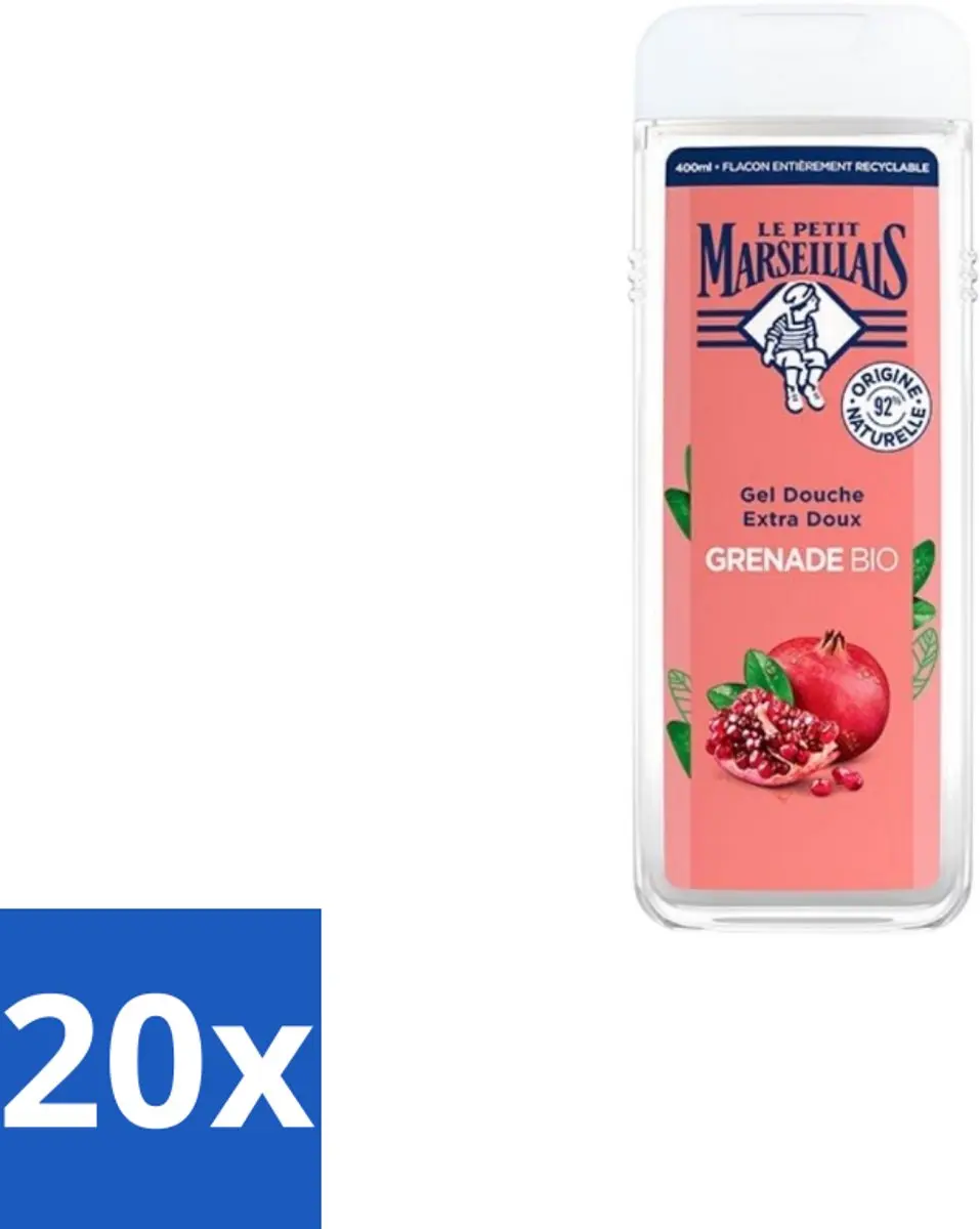Le Petit Marseillais Douchegel Grenade Bio 400ml