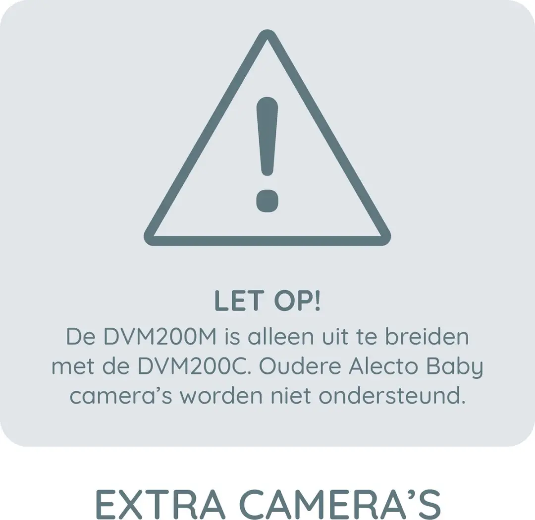 Alecto DVM200 Bundel Babyfoon - 2 Camera's 4.3" Wit