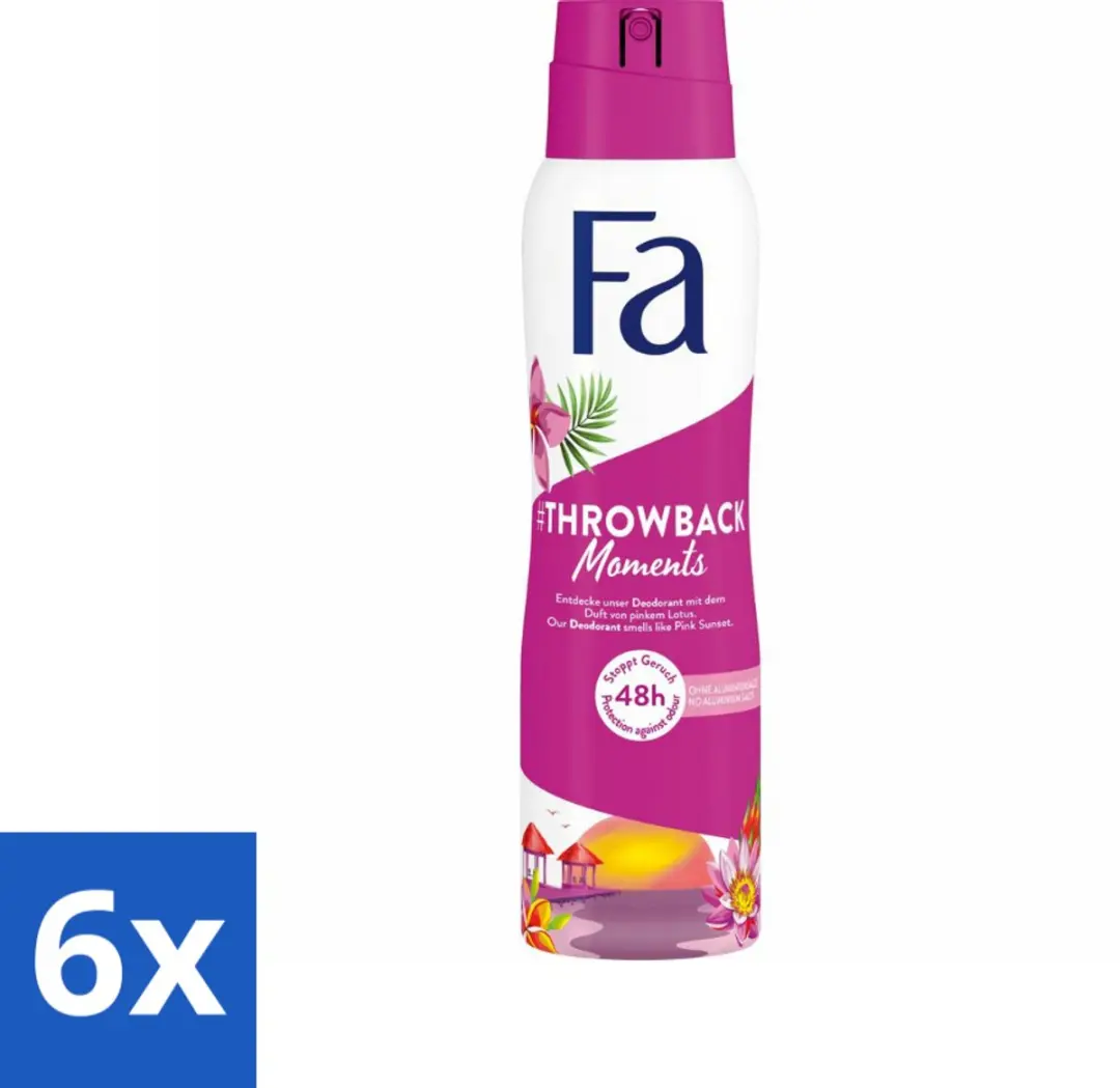 Fa Deodorant Spray Throwback Moments 150ml