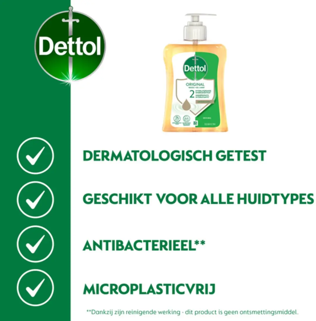Dettol Original Handzeep 500ml - 2 Stuks