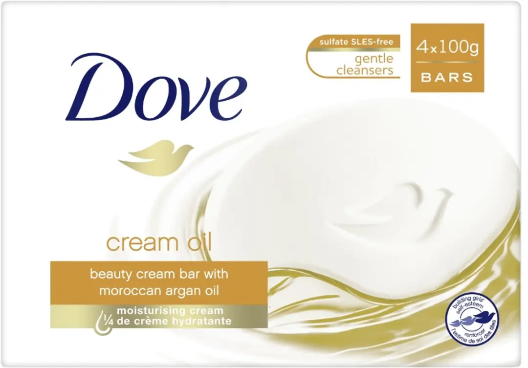 Dove Cream Oil Zeep - 20 Stuks (2x10) - Arganolie