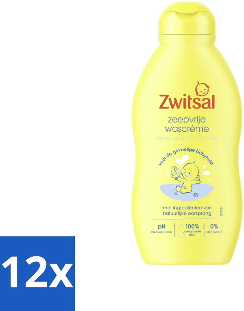 Zwitsal Zeepvrije Wascrème 200ml