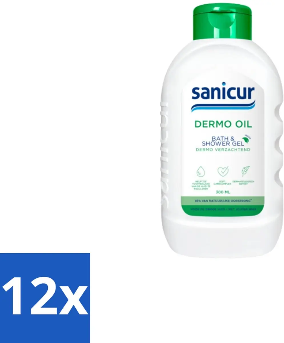 Sanicur Bath & Showergel Dermo-Oil 300ml