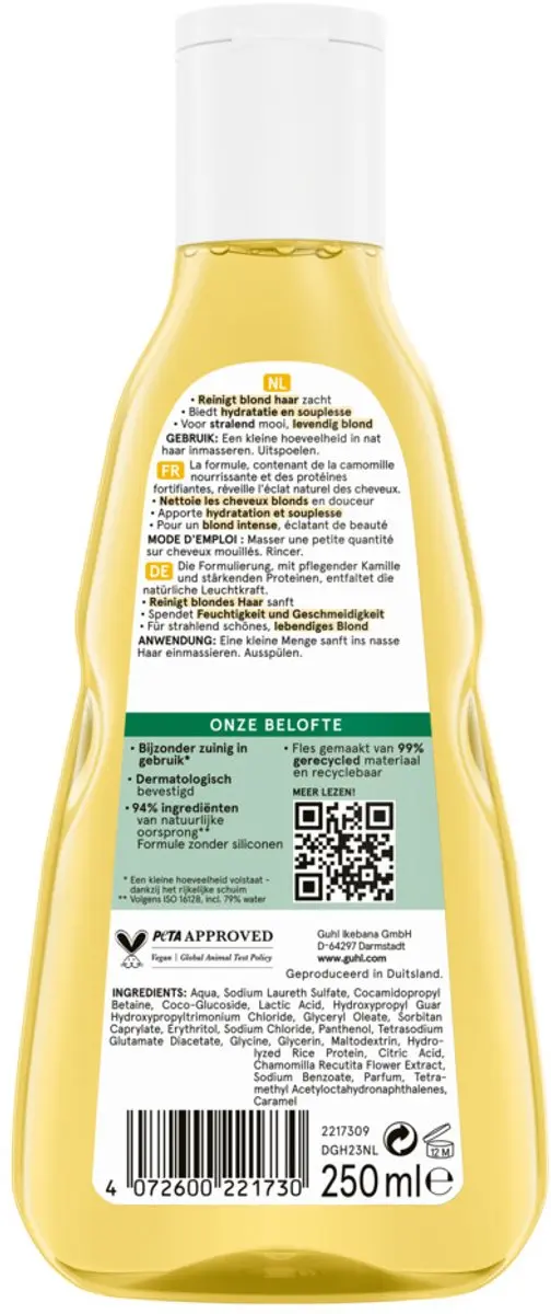 Guhl Colorshine Blond Shampoo 500ml - 2 Stuks