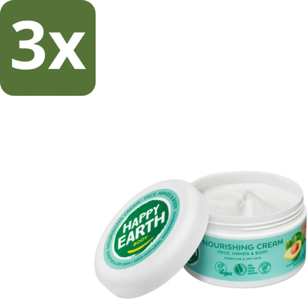 Happy Earth Voedende Crème 200ml