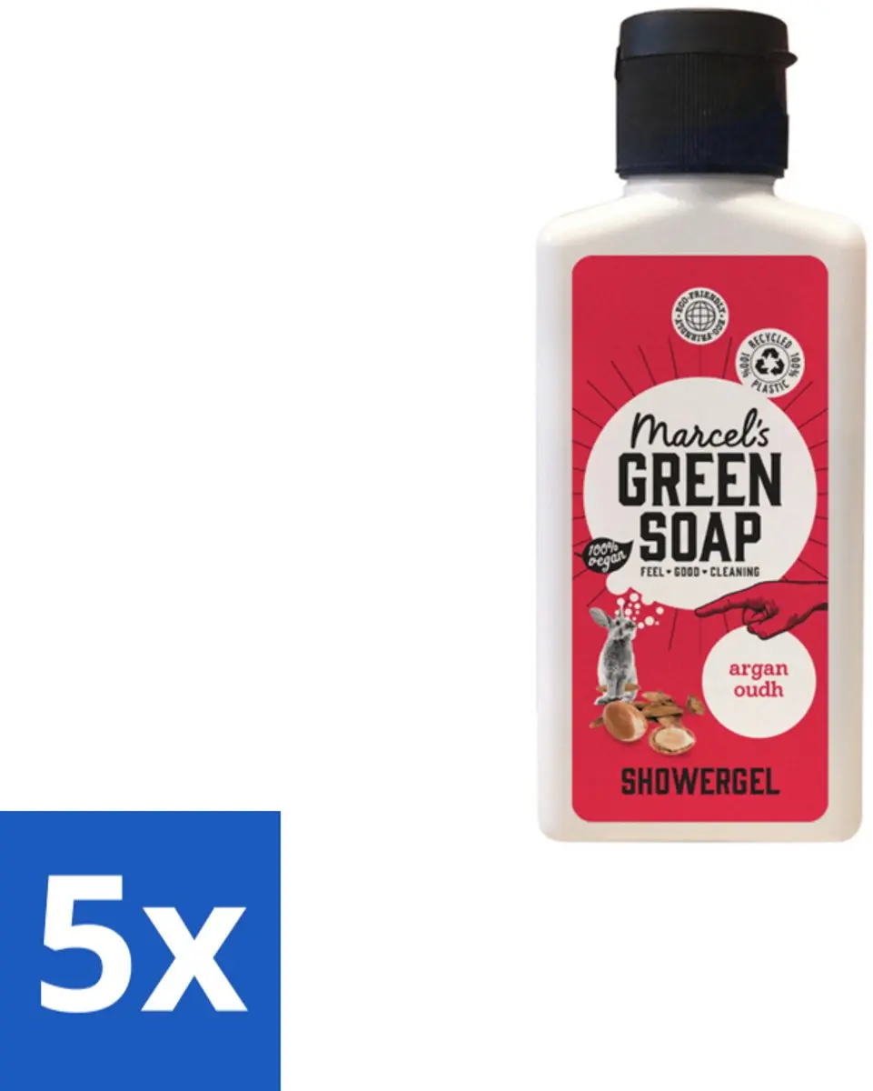 Marcel's Green Soap Douchegel Argan & Oudh Mini 100ml