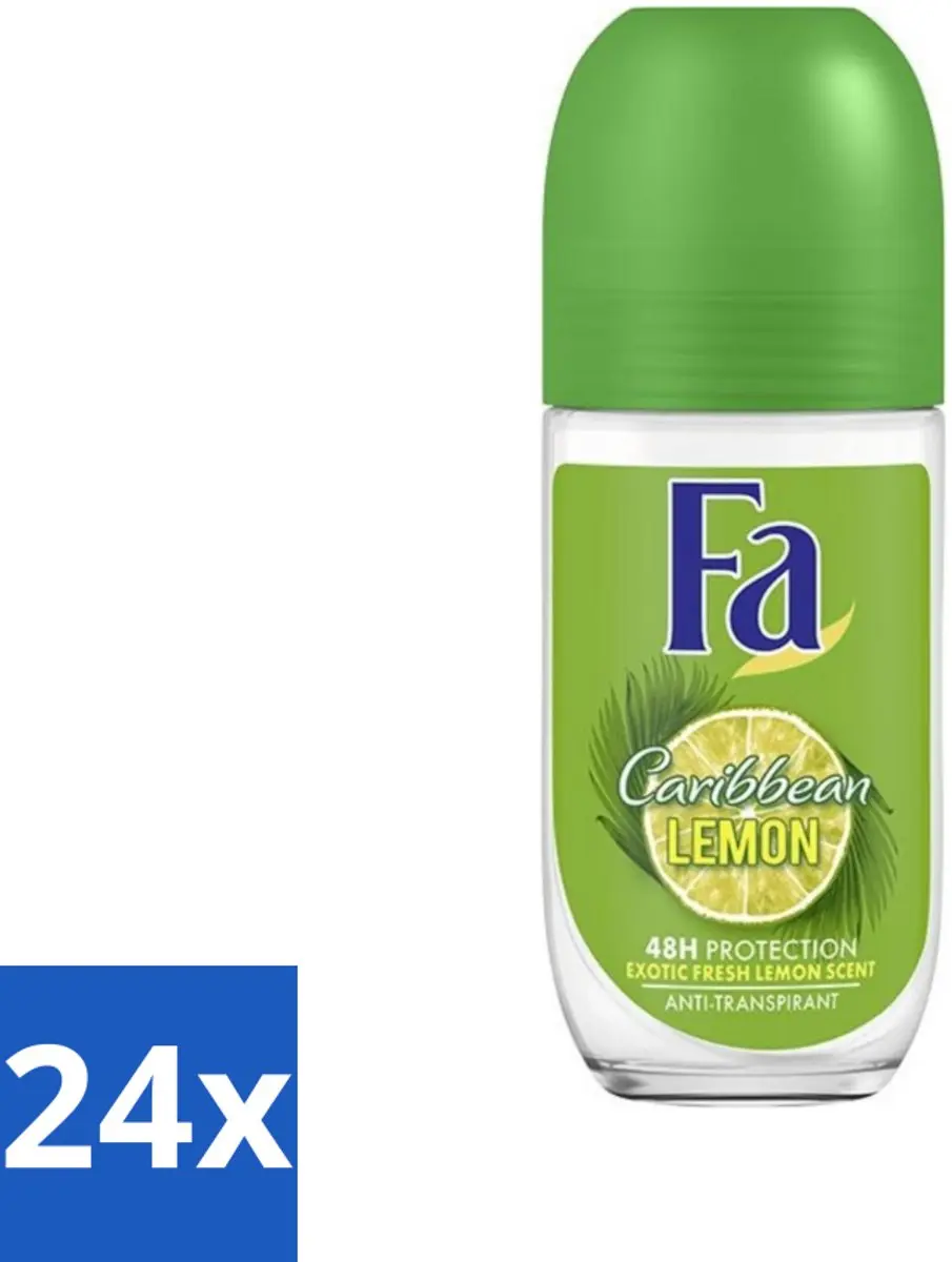 Fa Deodorant Roller Caribbean Lemon 50ml