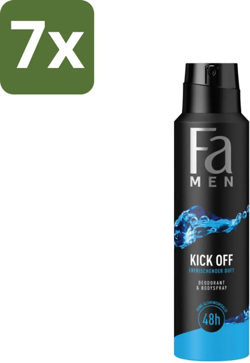 Fa Men Kick-Off Lichaamsspray 150ml - 7 Stuks