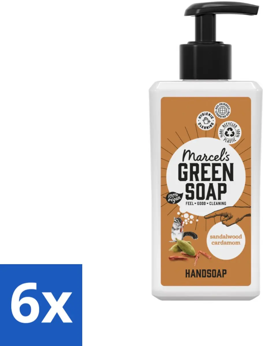 Marcel's Green Soap Handzeep Sandelhout & Kardemom 500ml