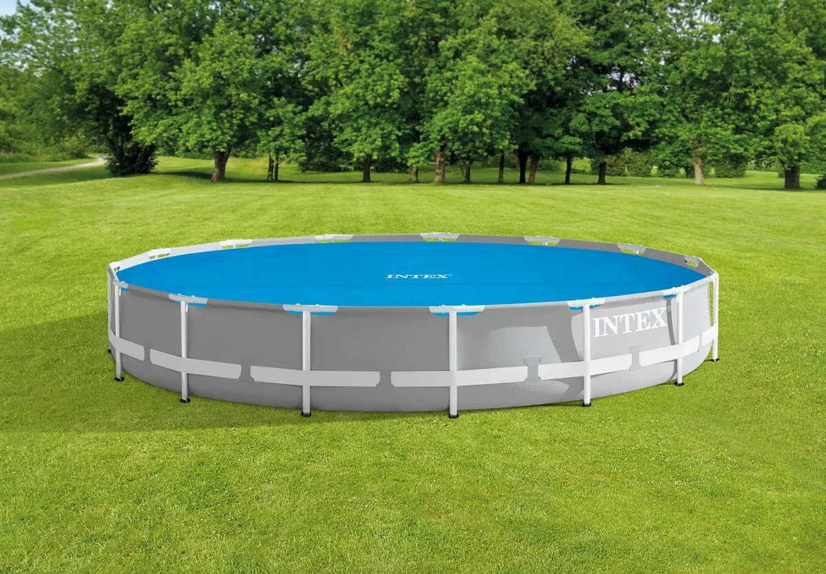 Intex Solar Zwembad Afdekzeil Ø 457cm - Blauw - afbeelding 4 van 6