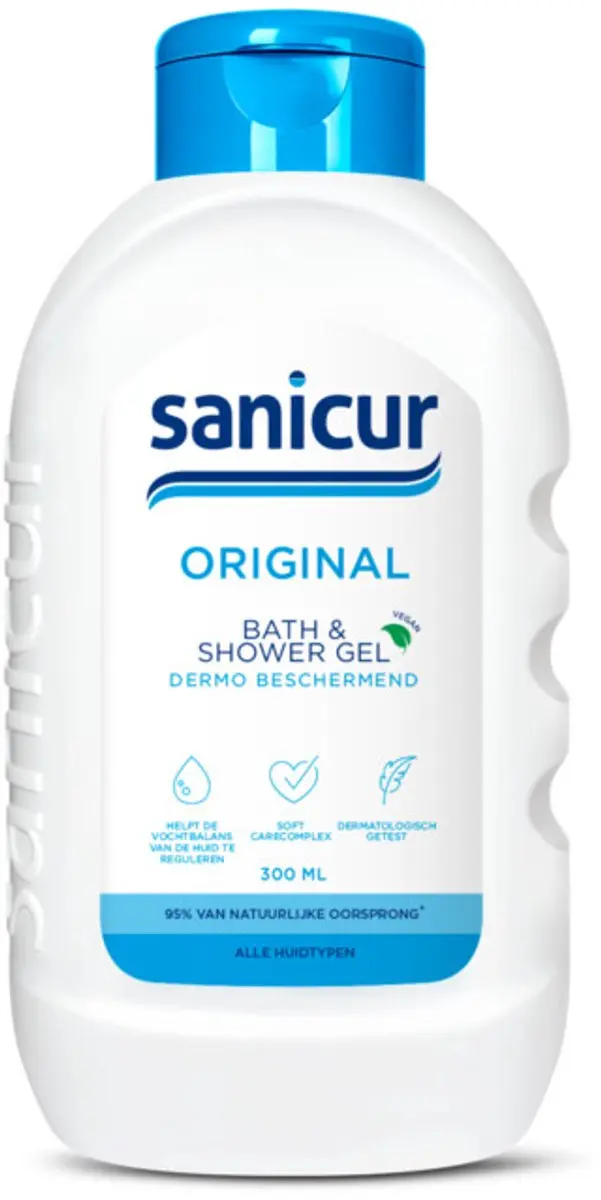 Sanicur Bath & Showergel Original 300ml - 6 Stuks