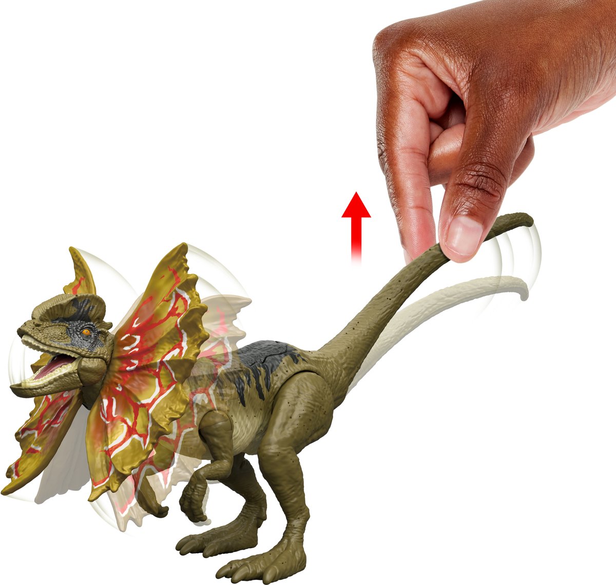 Mattel Jurassic World dinosaurus speelgoed Strike Attack interactief.