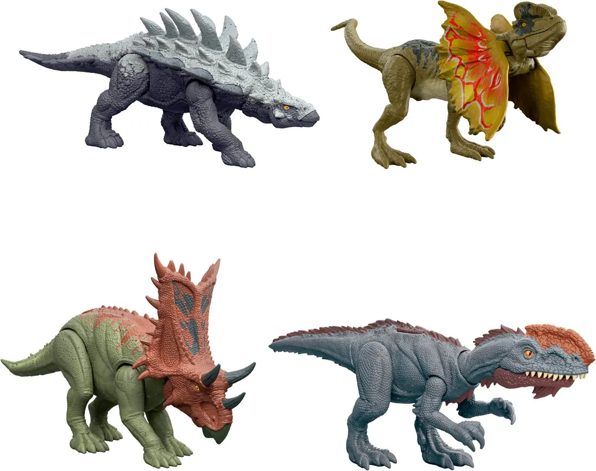 Fisher Price Jurassic World Strike Attack Dinosaurus Speelgoed - Multicolor