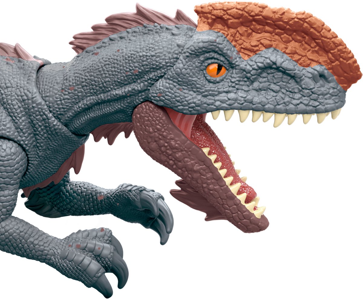 Mattel Jurassic World dinosaurus speelgoed Strike Attack interactief.