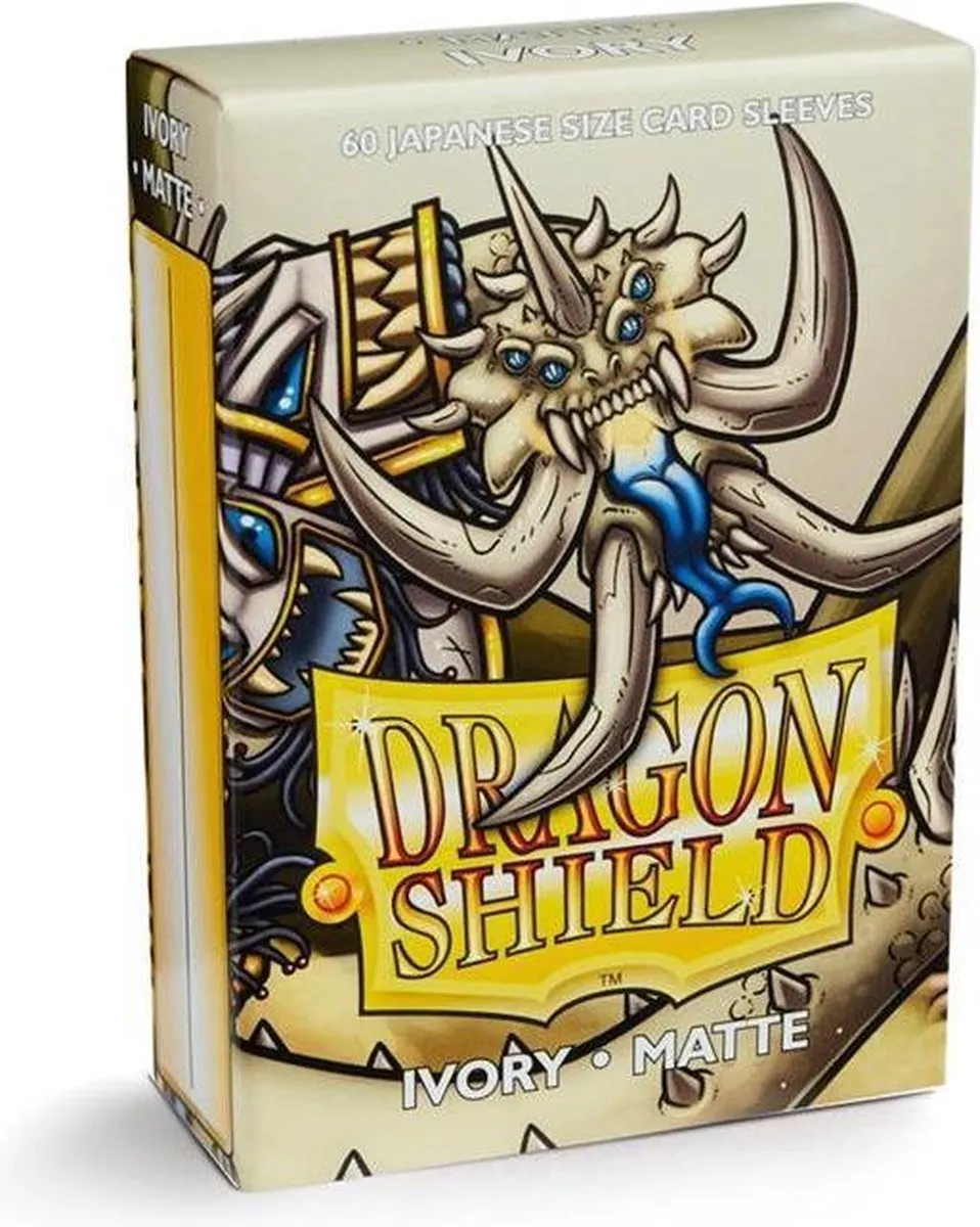 Asmodee Dragon Shield Card Sleeves Japanese Matte Ivory DSAT-11117