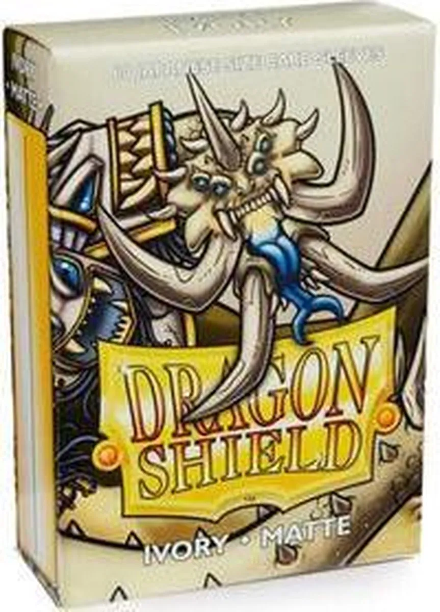 Asmodee Dragon Shield Card Sleeves Japanese Matte Ivory DSAT-11117 - 60 Stuks