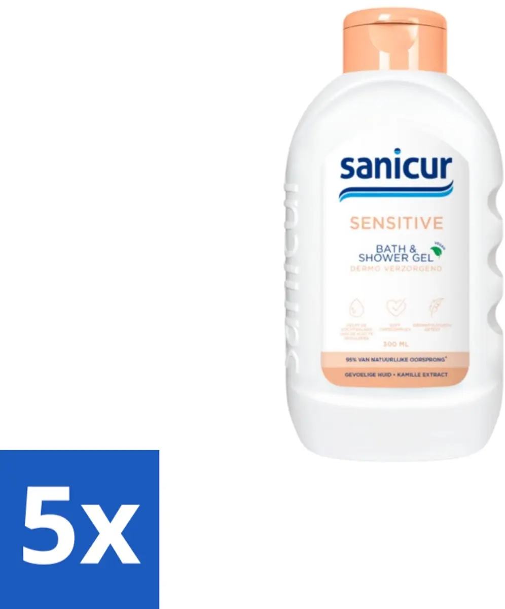 Sanicur Bath & Showergel Sensitive 300ml