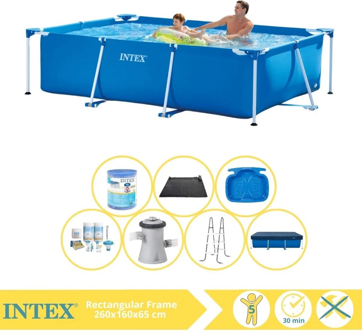 Intex 28271NP Opzetzwembad 260x160x65cm