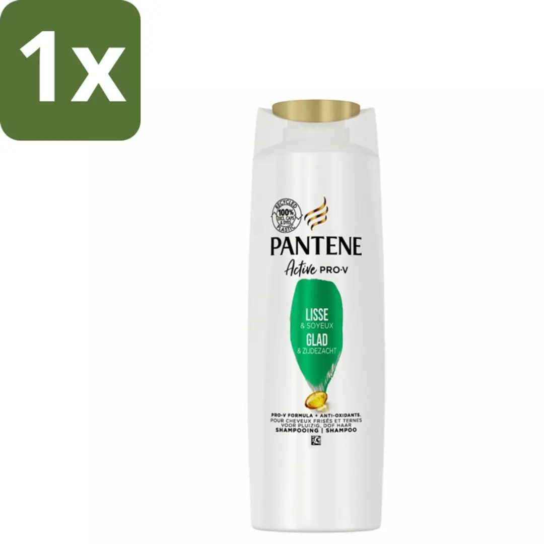 Pantene Shampoo Glad & Zijdezacht 225ml