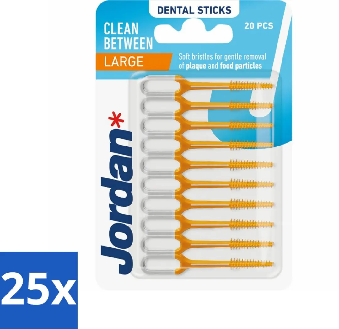 Jordan Sticks Clean Between Large - 1000 Stuks