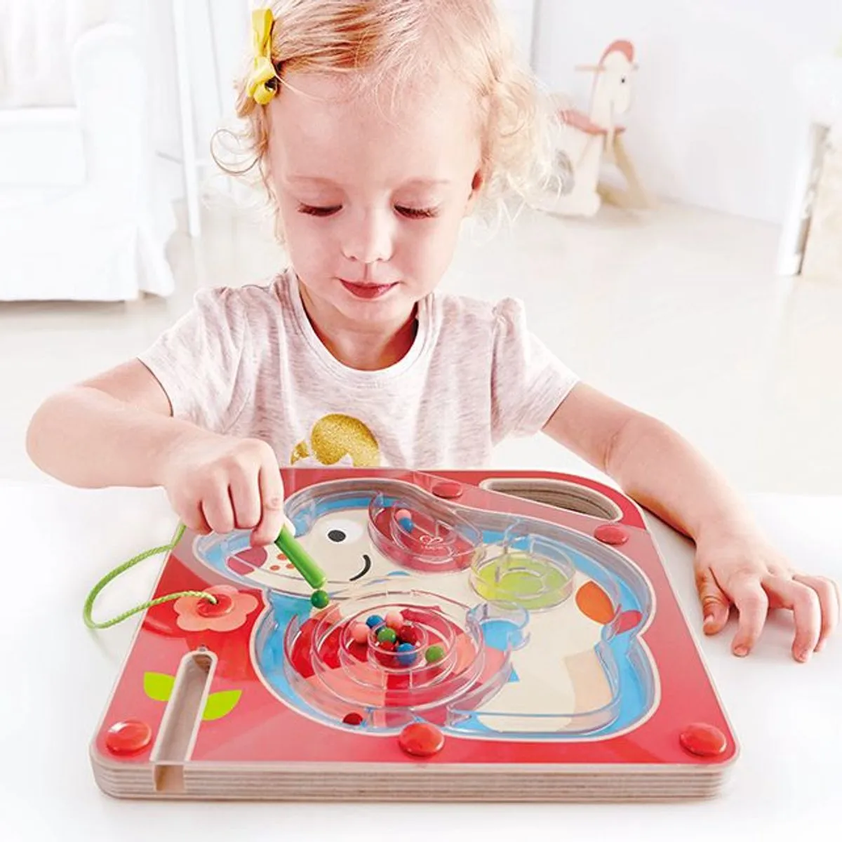 Hape A-mazing Pepe Doolhof - 1 Speler - Rood