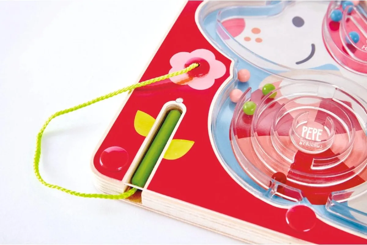 Hape A-mazing Pepe Doolhof - 1 Speler - Rood - afbeelding 6 van 6