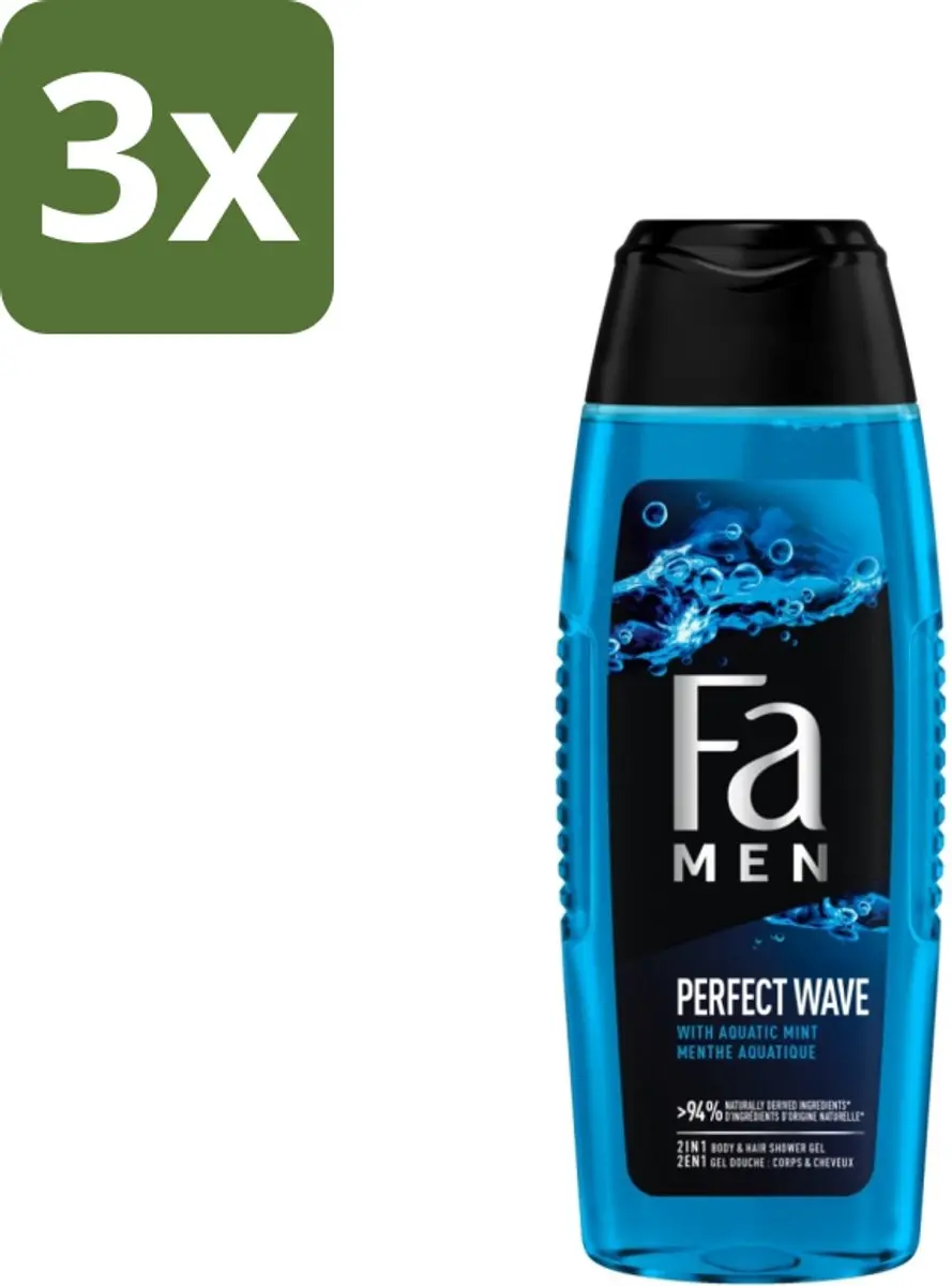 Fa Men Perfect Wave Douchegel & Shampoo 250ml