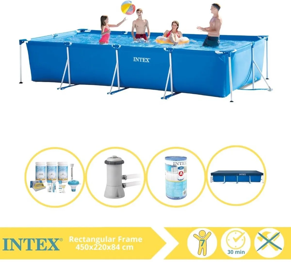 Intex 28273NP Opzetzwembad 450x220x84cm
