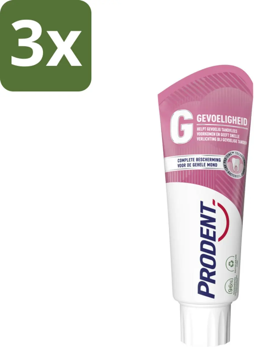Prodent Pro-Zinc Tandpasta Gevoeligheid 75ml