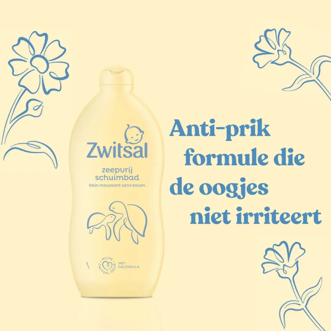 Zwitsal Schuimbad 700ml - Voordeelverpakking 12 Stuks