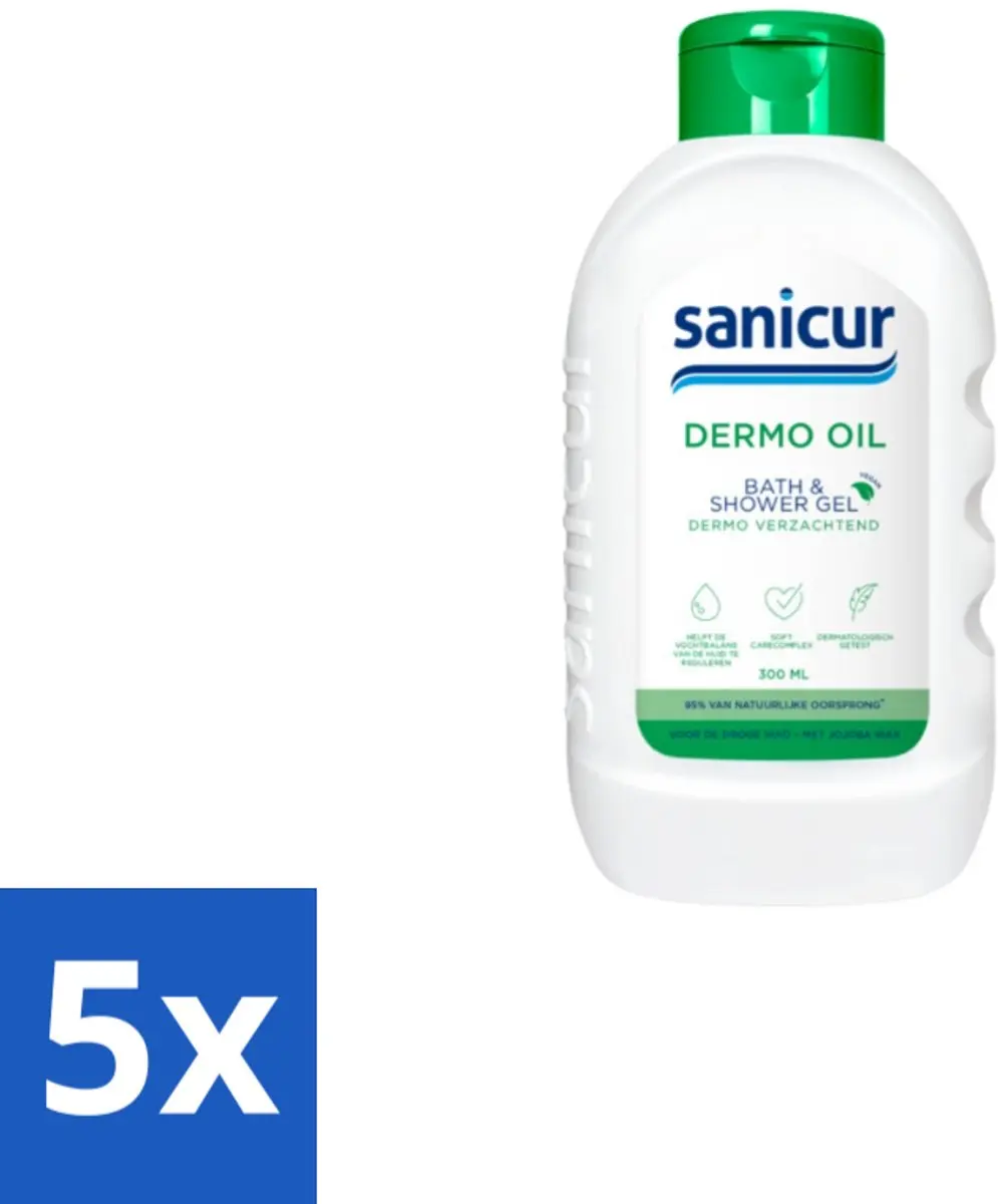 Sanicur Bath & Showergel Dermo-Oil 300ml