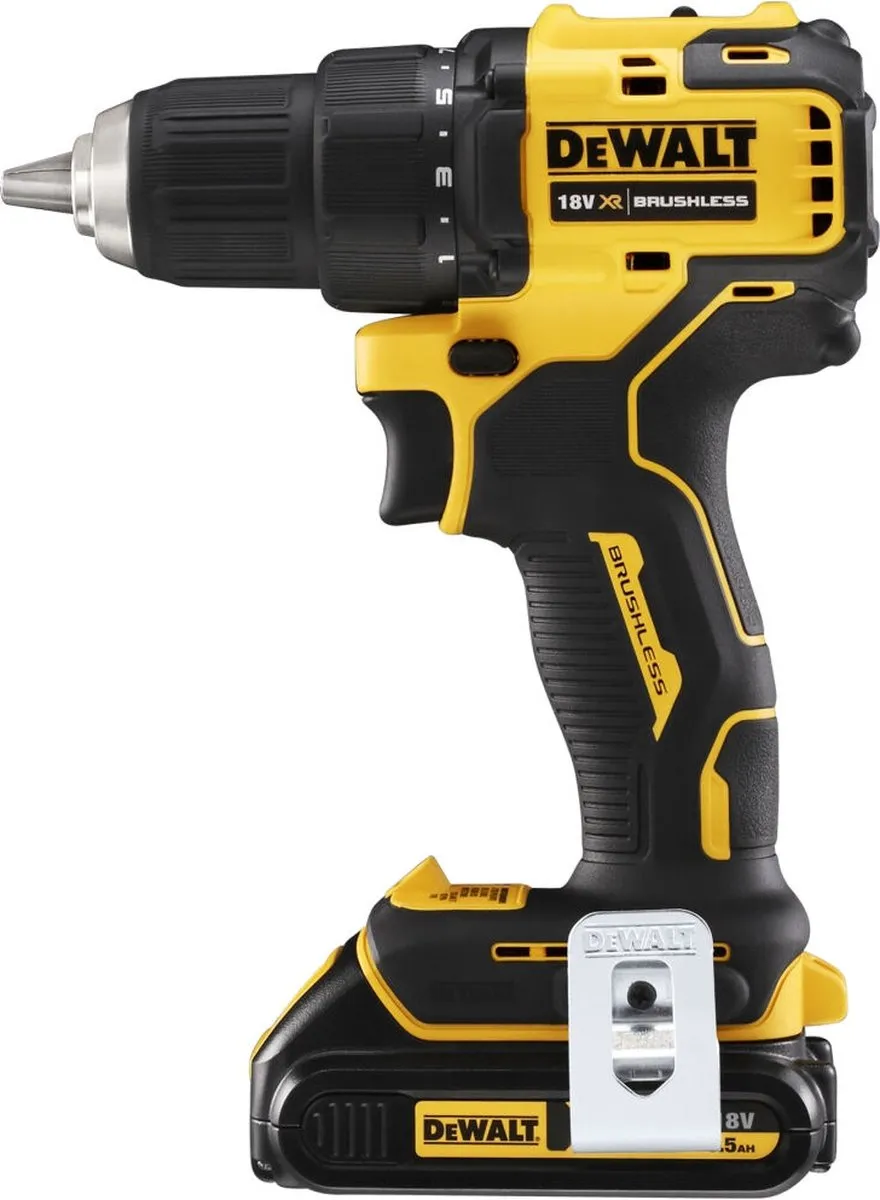DeWalt DCD708S2T Accu Schroefboormachine 18V - 2x 1.5Ah - 2 snelheden - afbeelding 3 van 6
