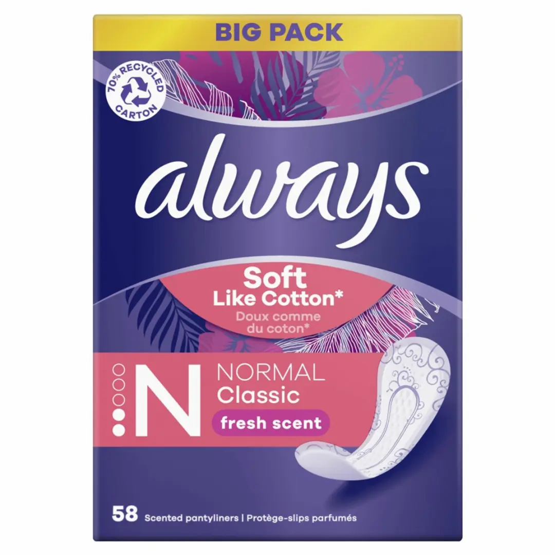 Always Inlegkruisjes Normal Fresh - 25 Stuks