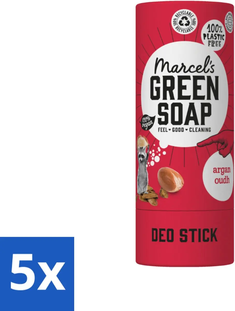 Marcel's Green Soap Deodorant Stick Argan & Oudh 40g